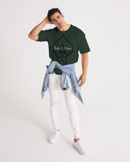 Dark green Legacy by Marvin Jeans and Trinity D Marvin Men's Premium Heavyweight Tee