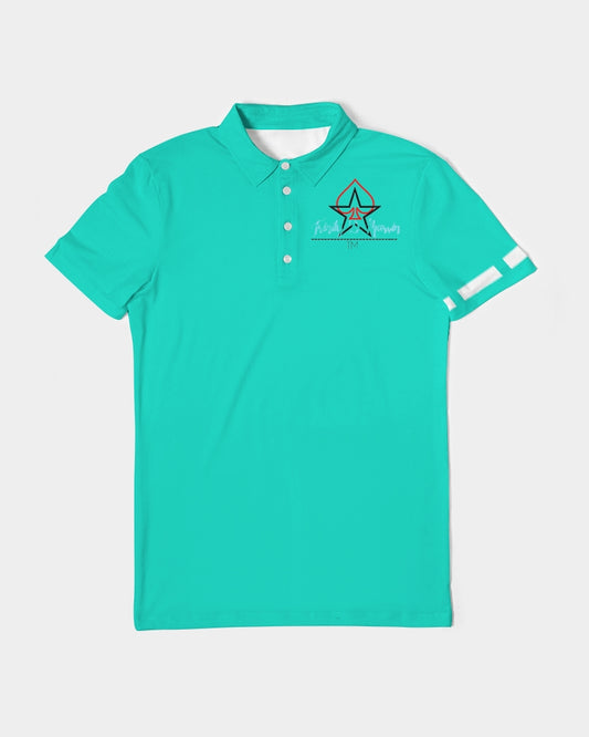 Dark mint by Marvin Jeans and Trinity D Marvin Men's Slim Fit Short Sleeve Polo