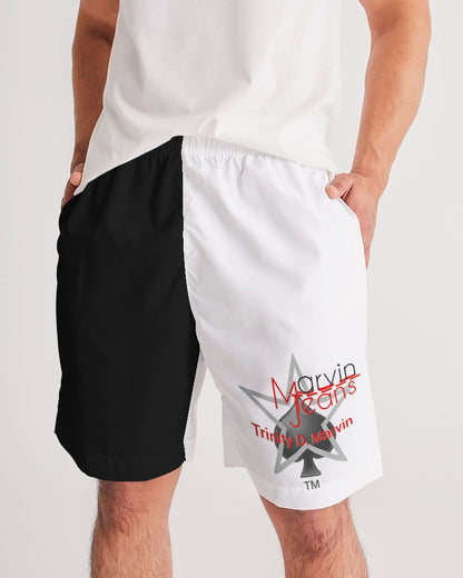 Black white by MARVIN JEANS Men's Jogger Shorts