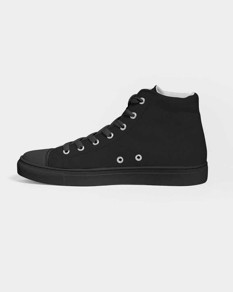 Above greatness by Trinity D Marvin and Marvin jeans Men's Hightop Canvas Shoe - Black