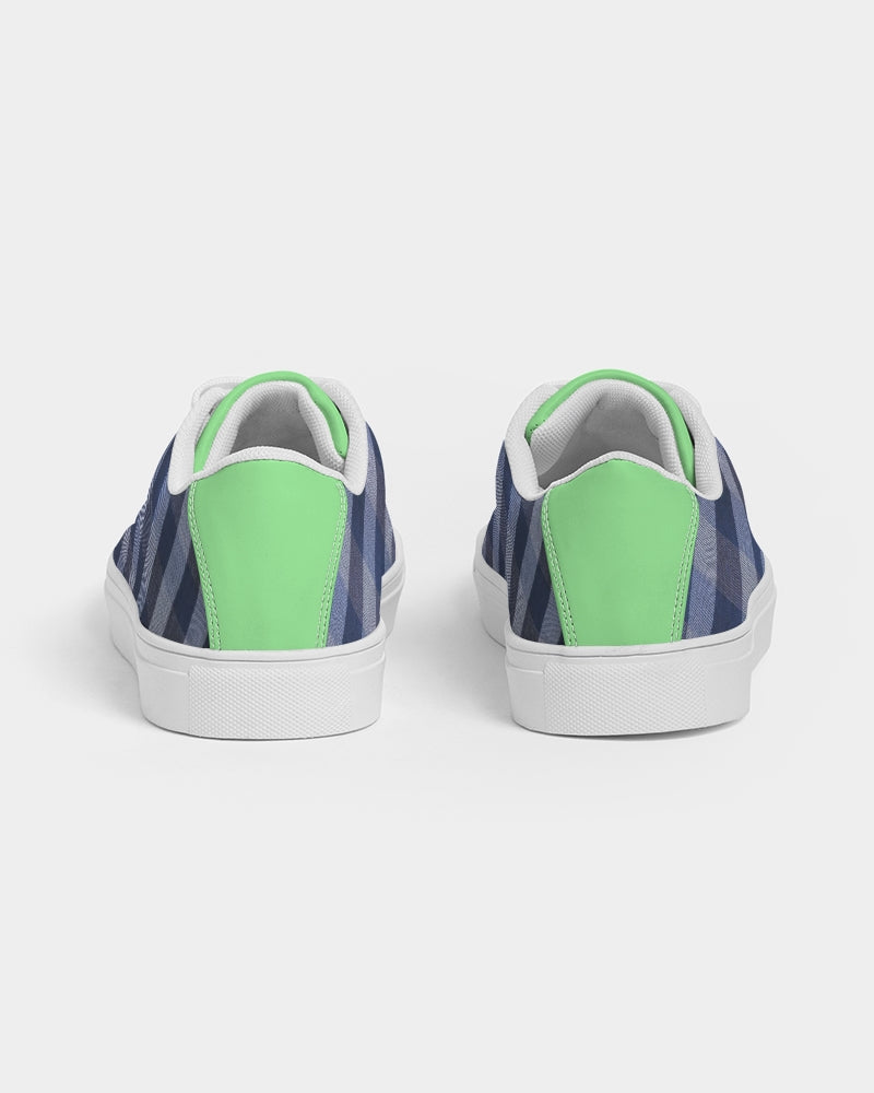 Blue stripes Mint by Marvin Jeans and Trinity D Marvin Men's Faux-Leather Sneaker