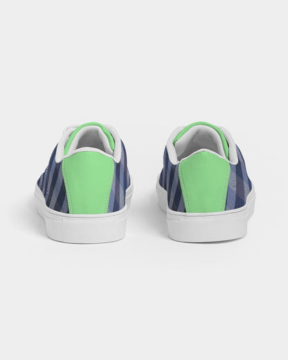 Blue stripes Mint by Marvin Jeans and Trinity D Marvin Men's Faux-Leather Sneaker