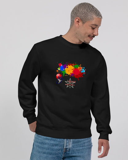 Black splash Unisex Premium Crewneck Sweatshirt | Lane Seven
