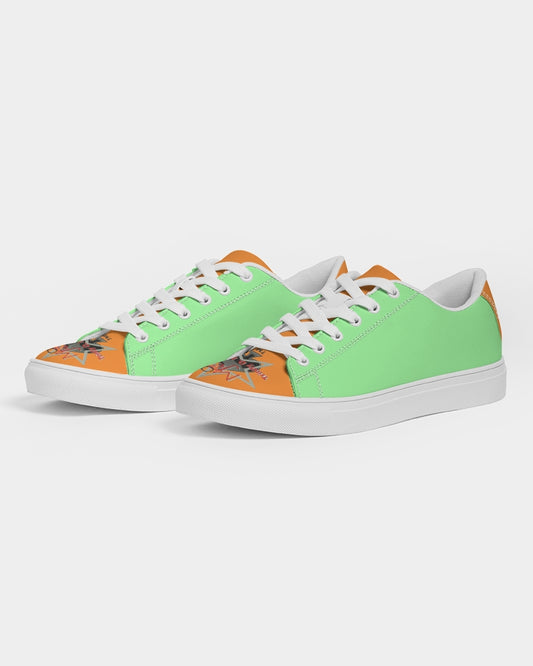 Mint orange by Marvin Jeans and Trinity D Marvin Men's Faux-Leather Sneaker