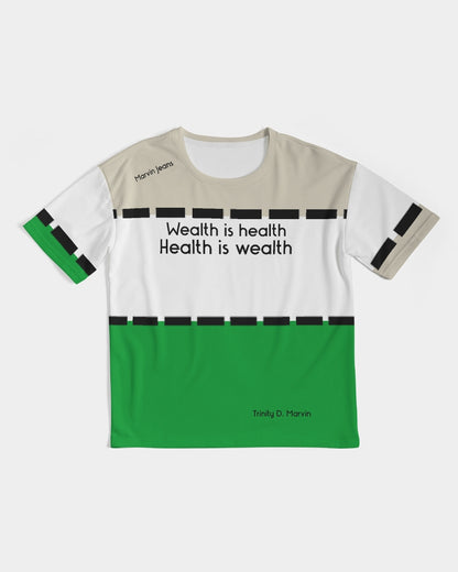 Health is wealth BY MARVIN JEANS Men's Premium Heavyweight Tee