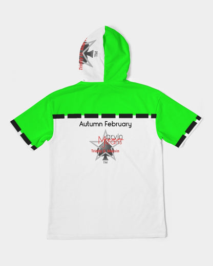 Autumn February BY MARVIN JEANS Men's Premium Heavyweight Short Sleeve Hoodie