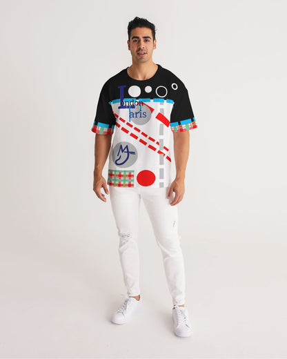 London Paris off grid by Marvin Jeans and Trinity D Marvin Men's Premium Heavyweight Tee