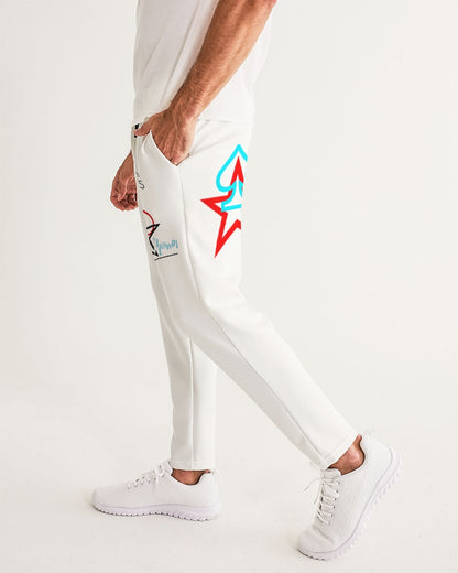 All White Legacy by Marvin Jeans and Trinity D Marvin Men's Joggers