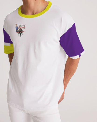 Purple yellow  Men's Premium Heavyweight Tee
