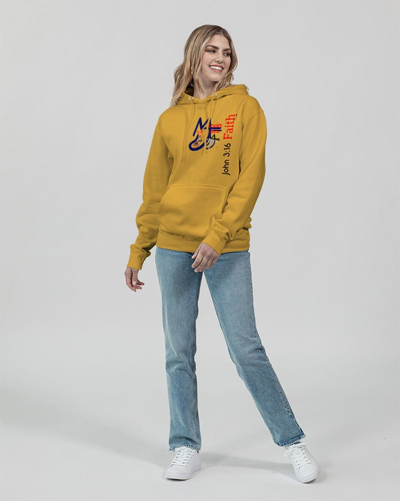 John 3:16 by Marvin Jeans and Trinity D Marvin Unisex Premium Pullover Hoodie | Lane Seven