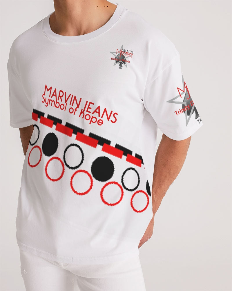Red and white ACCESSORIES Men's Premium Heavyweight Tee