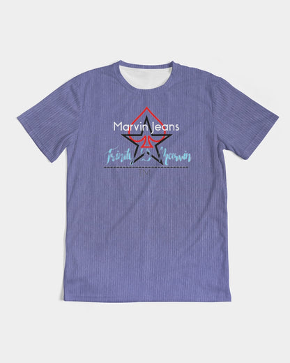 Blue light by Marvin Jeans and Trinity D Marvin Men's Tee