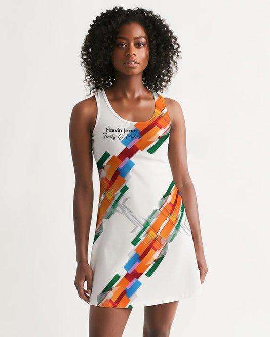 Combo print by Marvin Jeans and Trinity D Marvin Women's Racerback Dress