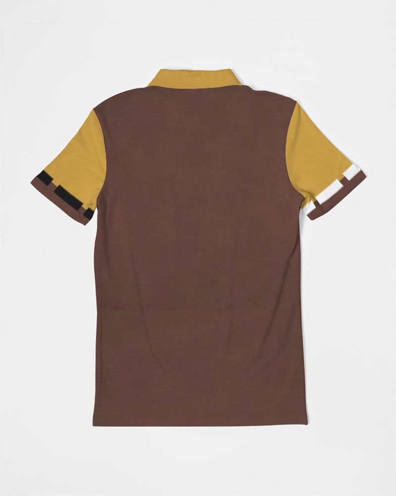 Premium Gold by Marvin Jeans and Trinity D Marvin Men's Slim Fit Short Sleeve Polo