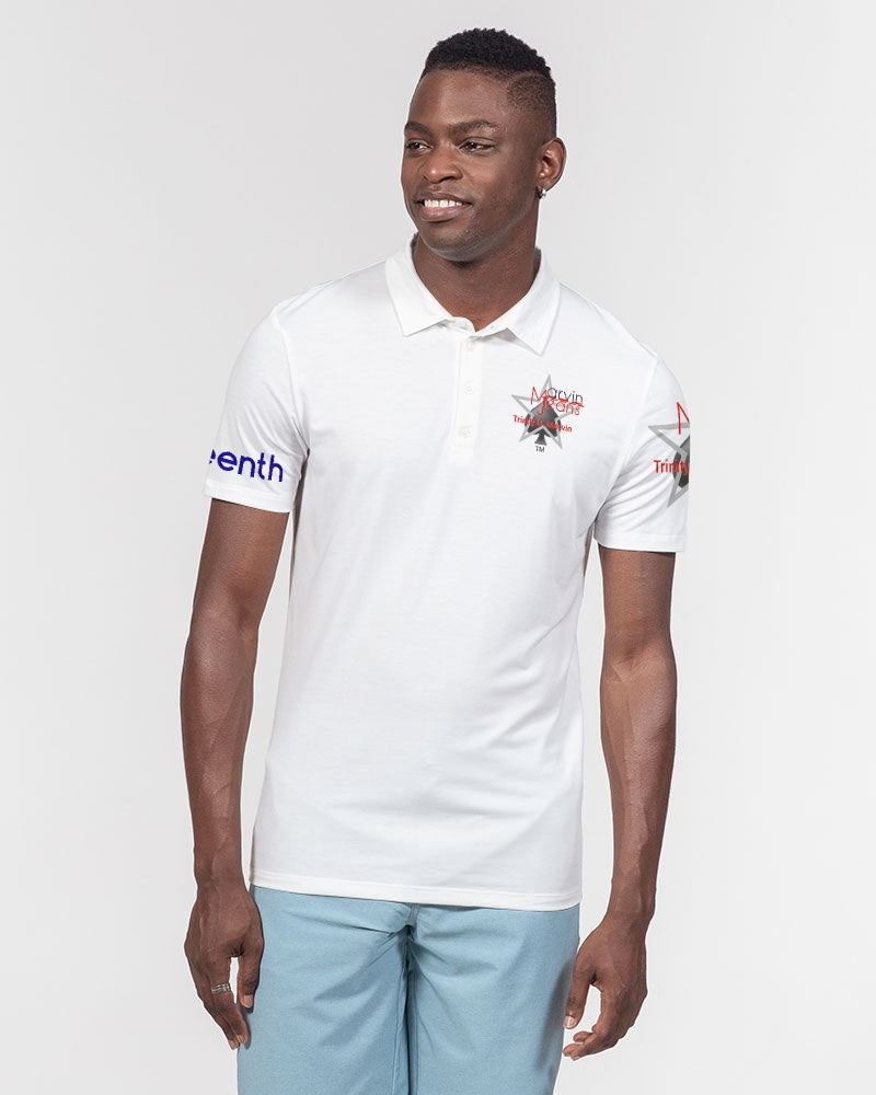 Juneteenth BY MARVIN JEANS Men's Slim Fit Short Sleeve Polo