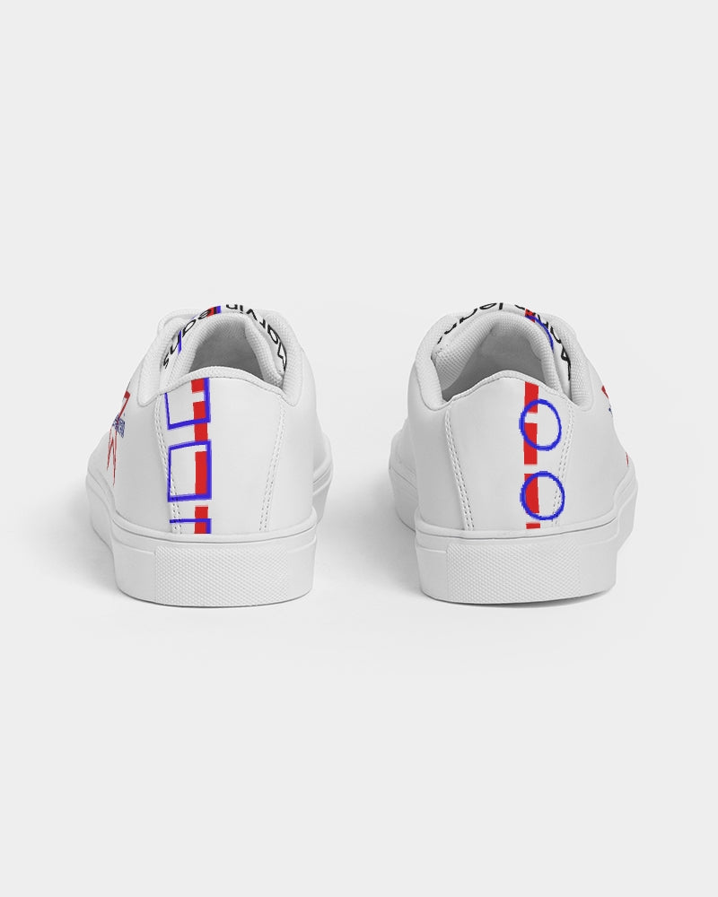 All White New-Legacy Men's Faux-Leather Sneaker