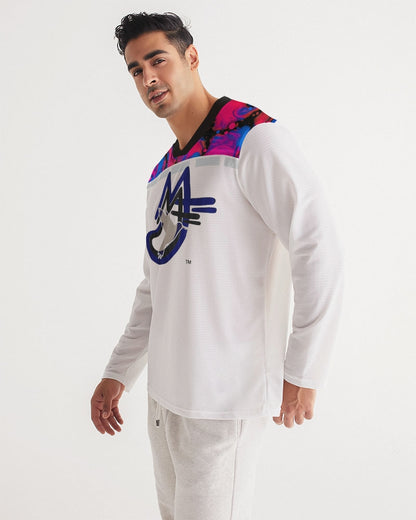 High tide  by Marvin Jeans and Trinity D Marvin Men's Long Sleeve Sports Jersey