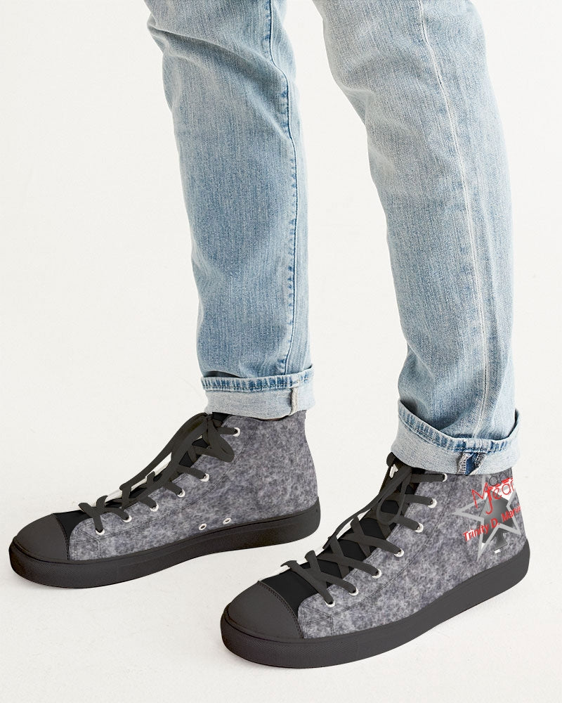Wool by Marvin Jeans and Trinity D Marvin Men's Hightop Canvas Shoe - Black