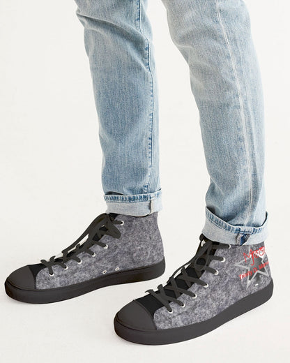 Wool by Marvin Jeans and Trinity D Marvin Men's Hightop Canvas Shoe - Black
