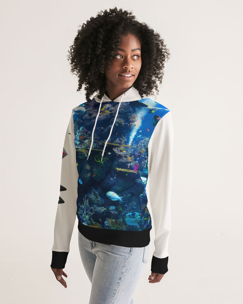 Sea world Two logo's SeaWorld by Marvin Jeans and Trinity D Marvin Women's Hoodie