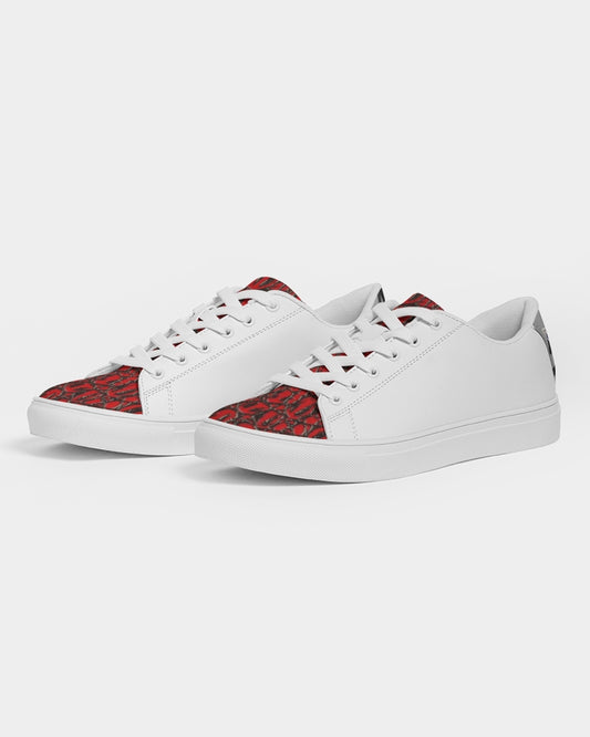 Gator red by Trinity D Marvin Men's Faux-Leather Sneaker