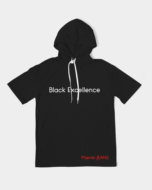 Black excellence BY MARVIN JEANS Men's Premium Heavyweight Short Sleeve Hoodie