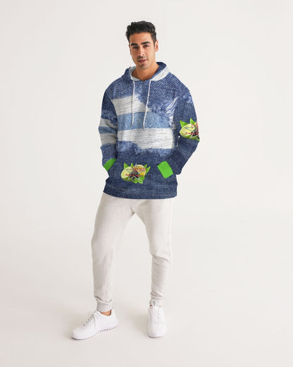 Denim green by Marvin Jeans and Trinity D Marvin Men's Hoodie