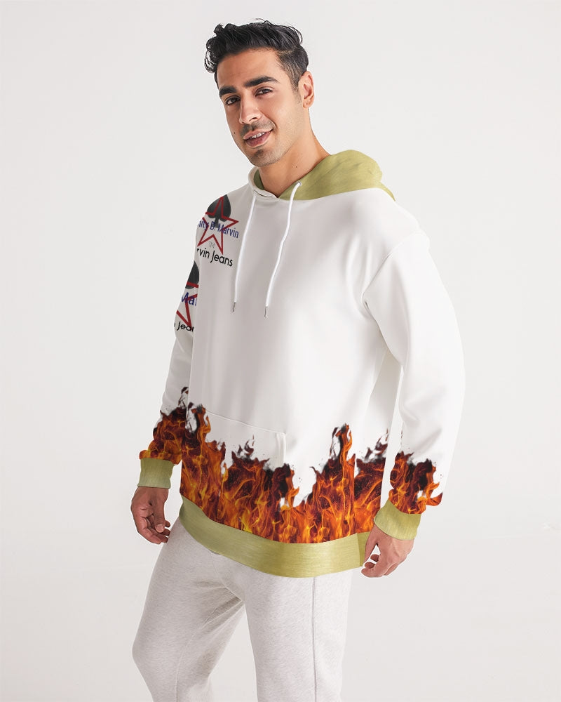 Fire gold (all white Legacy)BY MARVIN JEANS Men's Hoodie