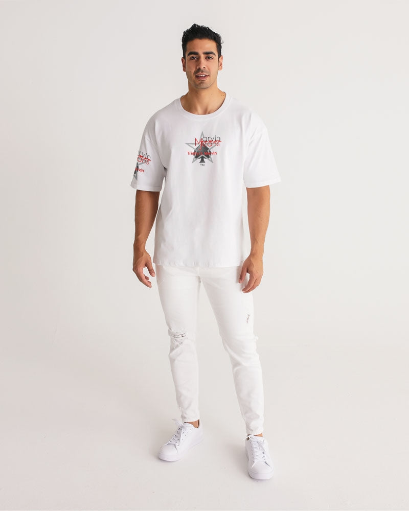 All white Men's Premium Heavyweight Tee