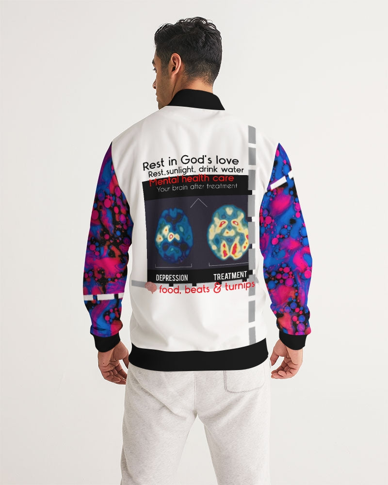 High tide in God we trust by Marvin Jeans and Trinity D Marvin Men's Track Jacket