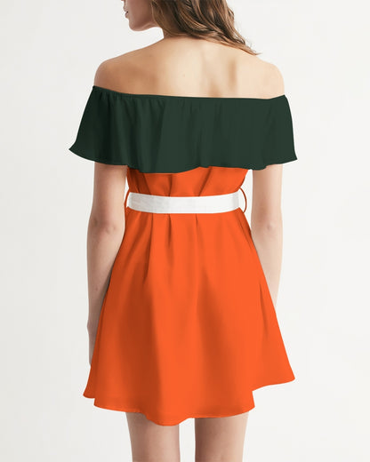 Miami by Marvin Jeans and Trinity D Marvin Women's Off-Shoulder Dress