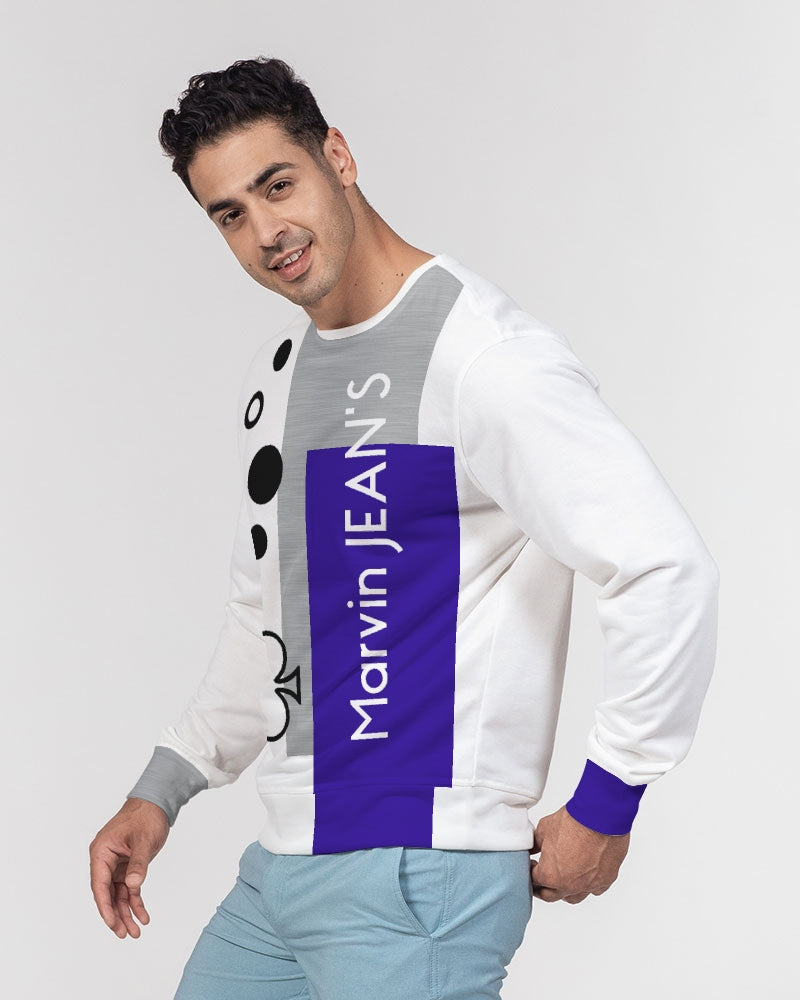 Retro Men's Classic French Terry Crewneck Pullover