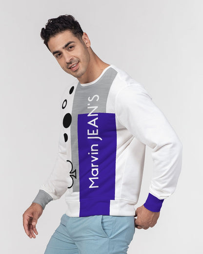 Retro Men's Classic French Terry Crewneck Pullover