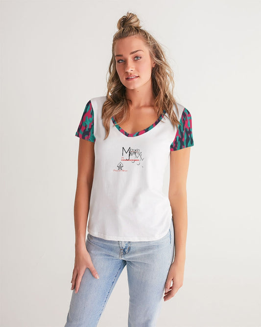 Brilliant BY MARVIN JEANS Women's V-Neck Tee