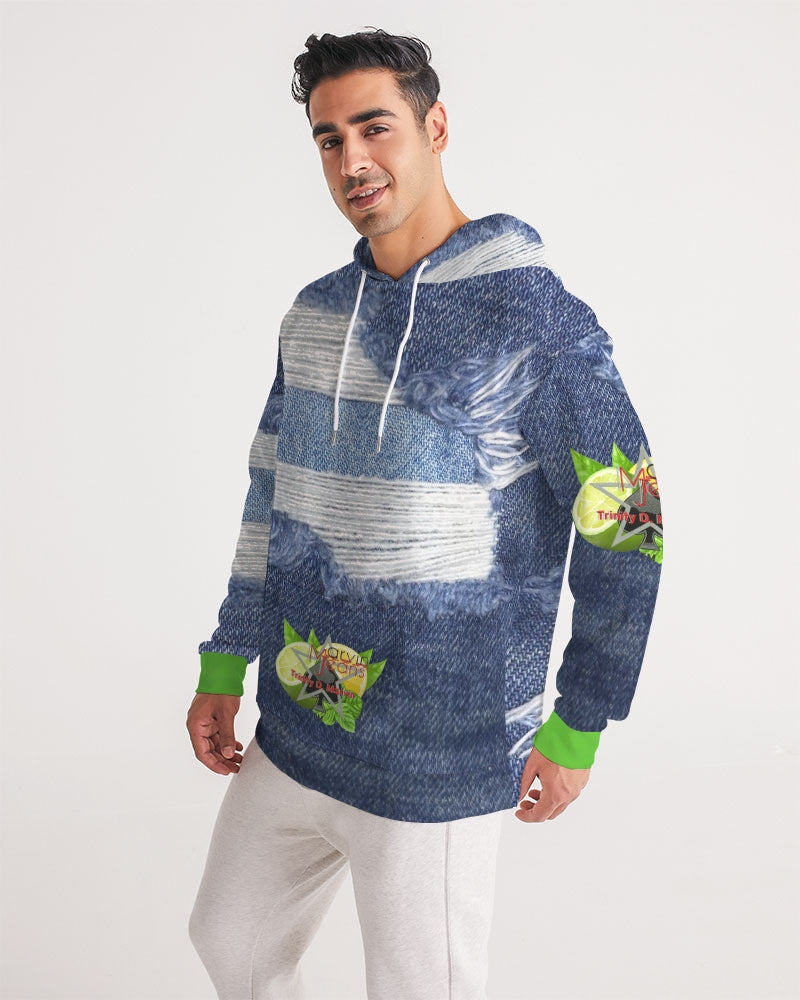 Denim green by Marvin Jeans and Trinity D Marvin Men's Hoodie