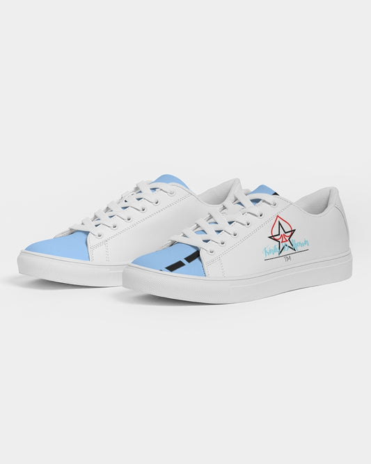 Baby blue BY MARVIN JEANS Men's Faux-Leather Sneaker