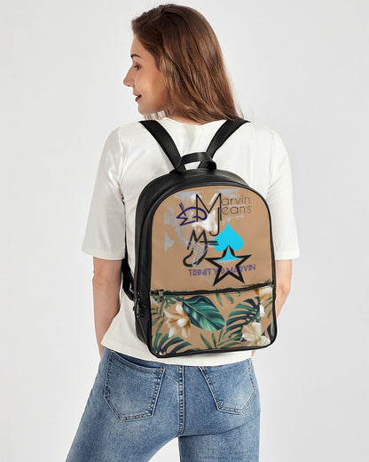 Rosewood Classic Faux Leather Backpack