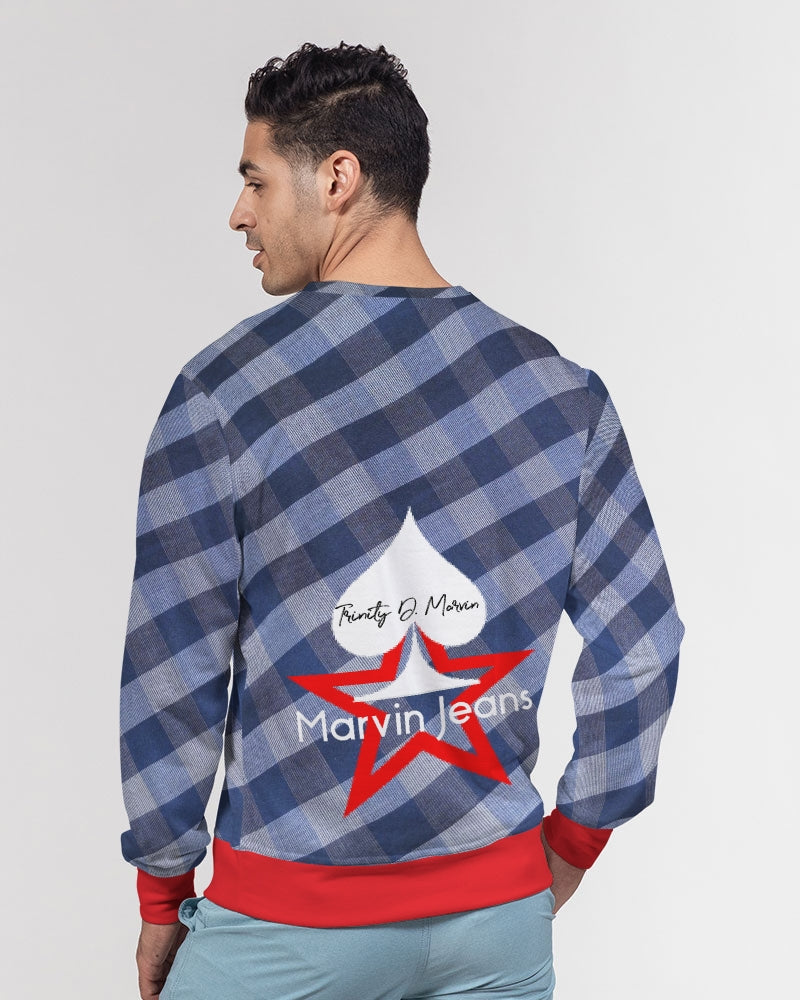 Ever red Gospel message  Men's Classic French Terry Crewneck Pullover