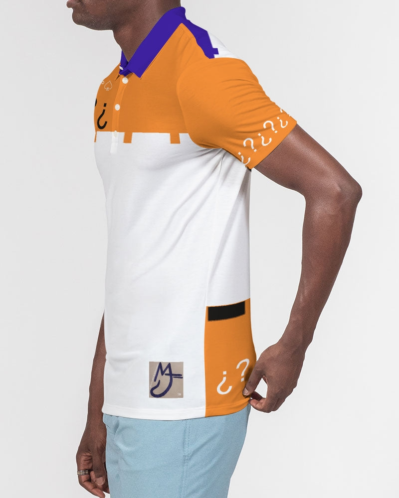 Macedonia Men's Slim Fit Short Sleeve Polo