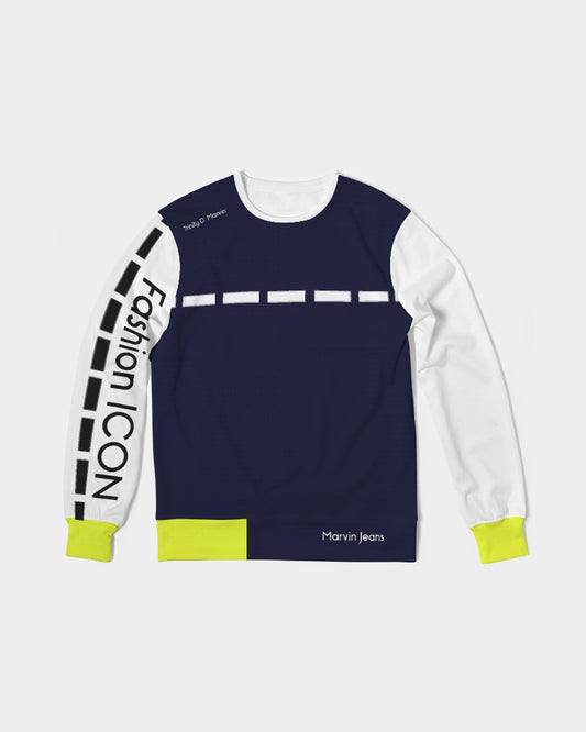 Fashion icon Legacy pullover by Marvin Jeans and Trinity D Marvin Men's Classic French Terry Crewneck Pullover
