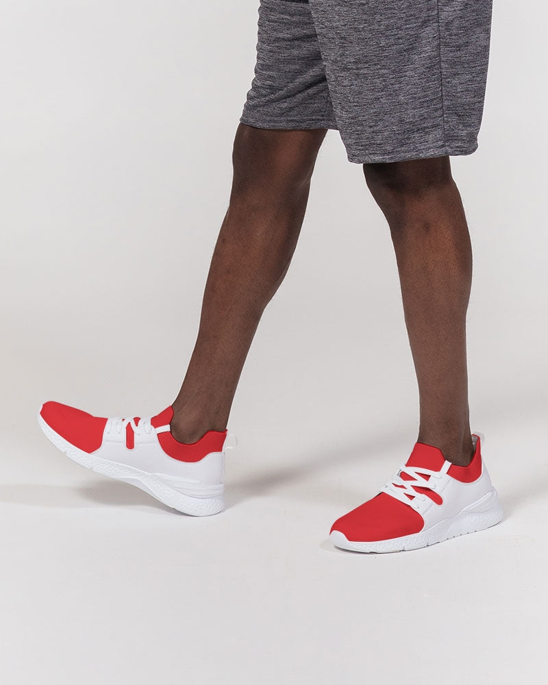Red and white BY MARVIN JEANS Men's Two-Tone Sneaker
