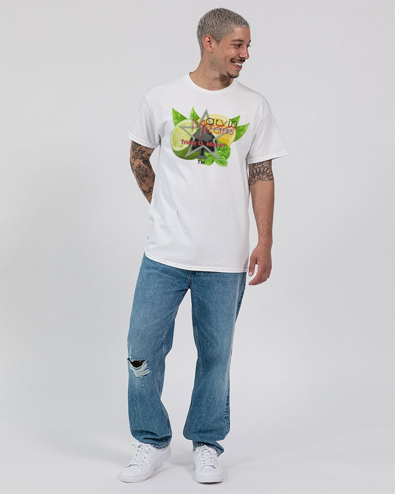 Lemon Lime all white by Marvin Jeans and Trinity D Marvin Unisex Ultra Cotton T-Shirt | Gildan