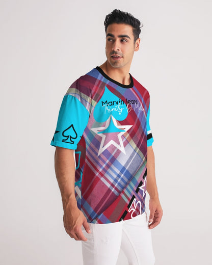 Glory plaids by Marvin Jeans and Trinity D Marvin Men's Premium Heavyweight Tee