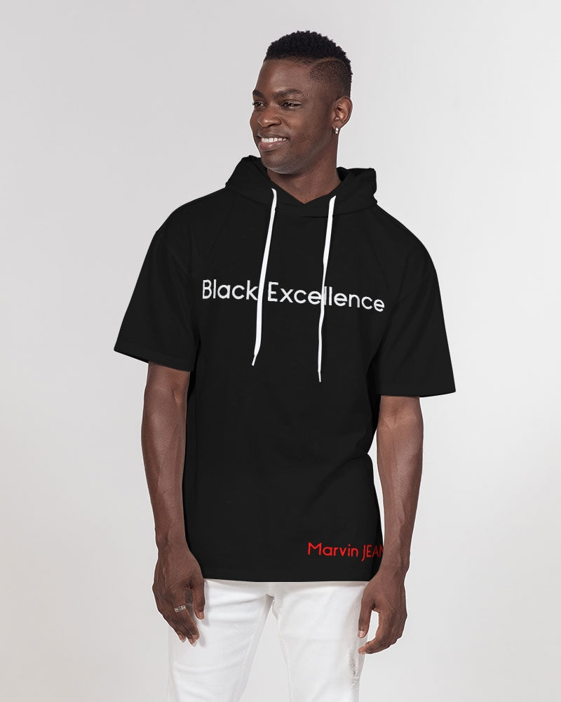 Black excellence BY MARVIN JEANS Men's Premium Heavyweight Short Sleeve Hoodie