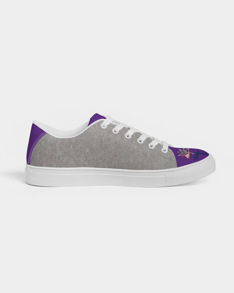 Purple cool grey BY MARVIN JEANS Men's Faux-Leather Sneaker