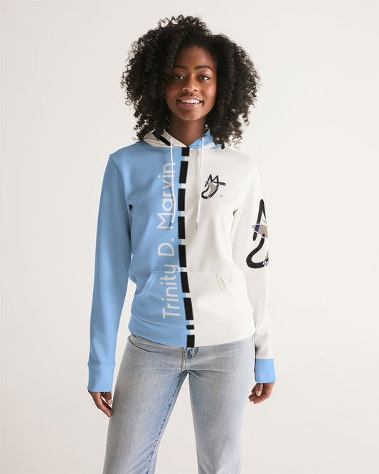Baby blue by Marvin Jeans and Trinity D Marvin Women's Hoodie
