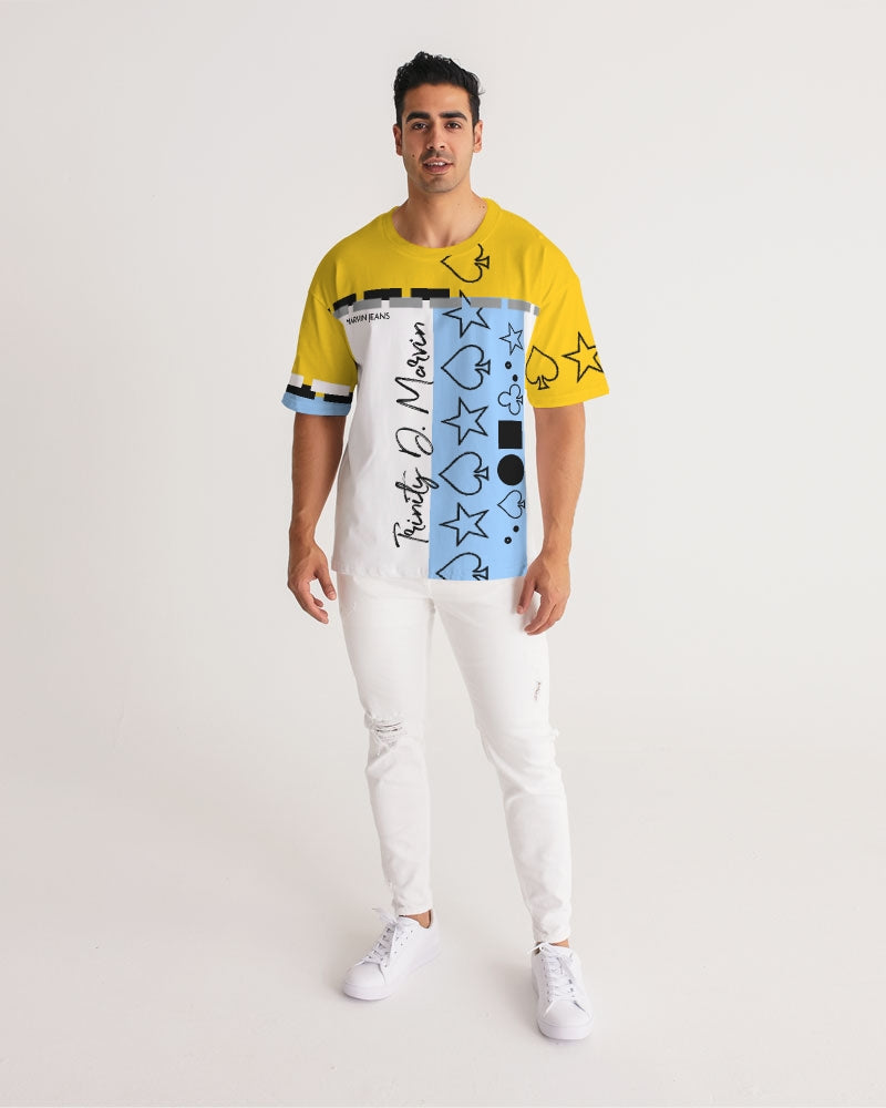 Yellow baby blue BY MARVIN JEANS Men's Premium Heavyweight Tee