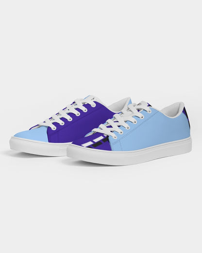 Baby blue mix BY MARVIN JEANS Men's Faux-Leather Sneaker