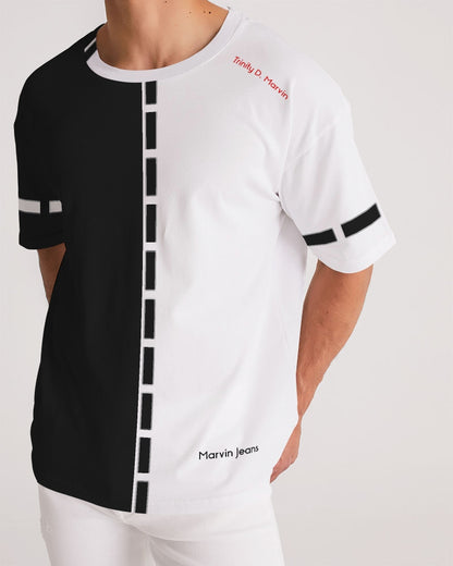 Black and white Trinity D.  Marvin Men's Premium Heavyweight Tee