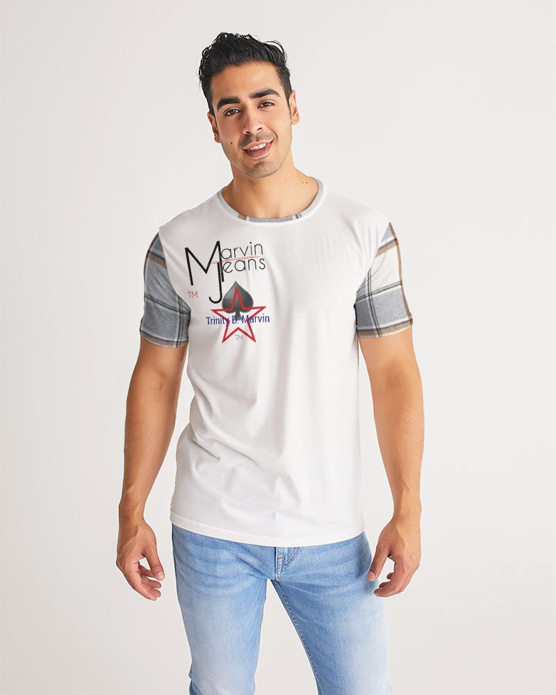 Plaid city by Trinity D Marvin and Marvin Jeans  Men's Tee
